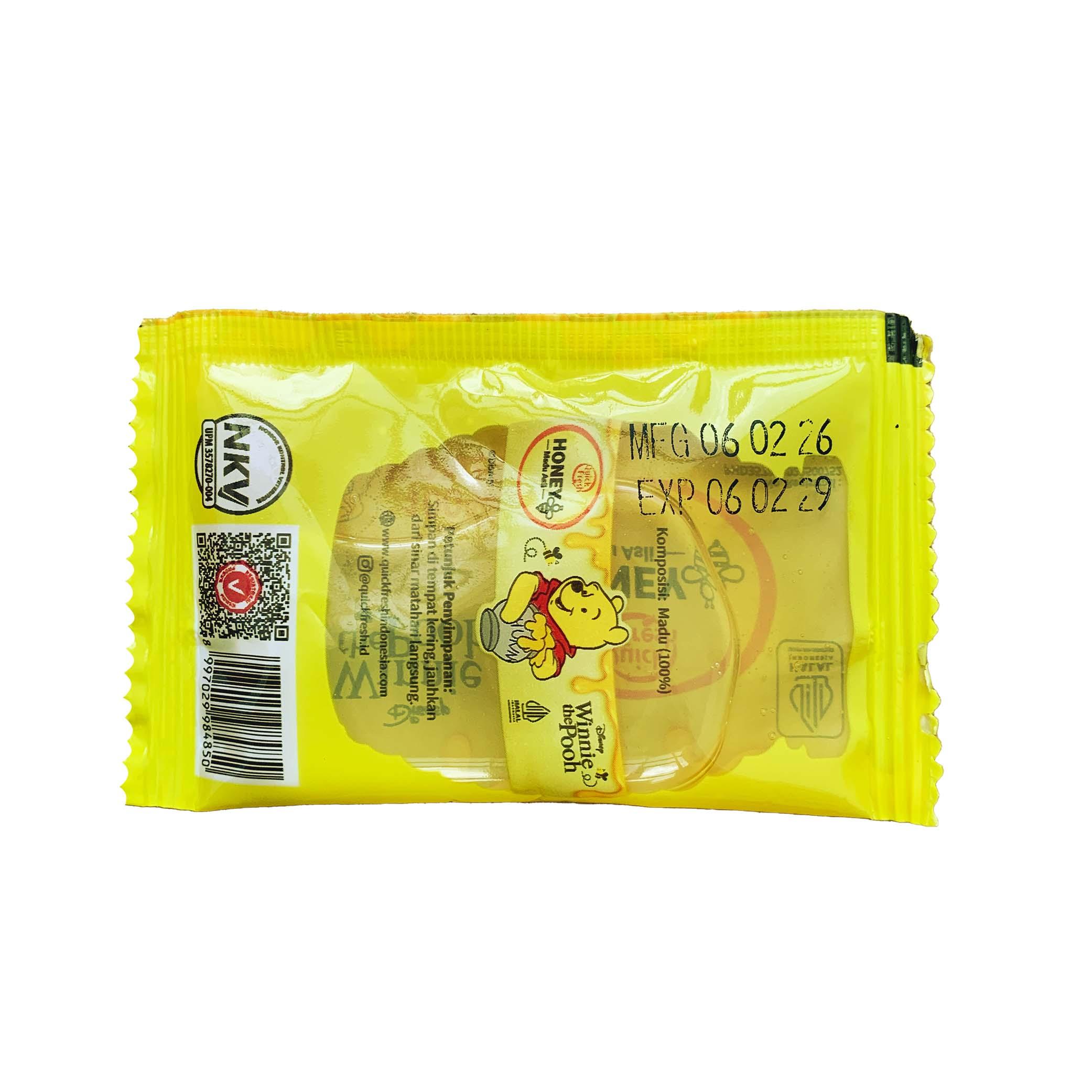 Quick Fresh Honey Winnie The Pooh 140g (isi 10 sachet) Inter Buana Mandiri